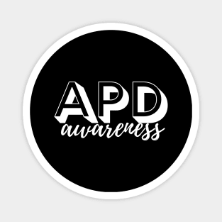 APD Awareness - Auditory Processing Disorder Magnet